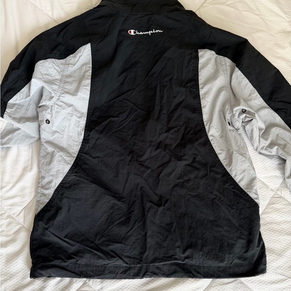 Champion Black and White Windbreaker